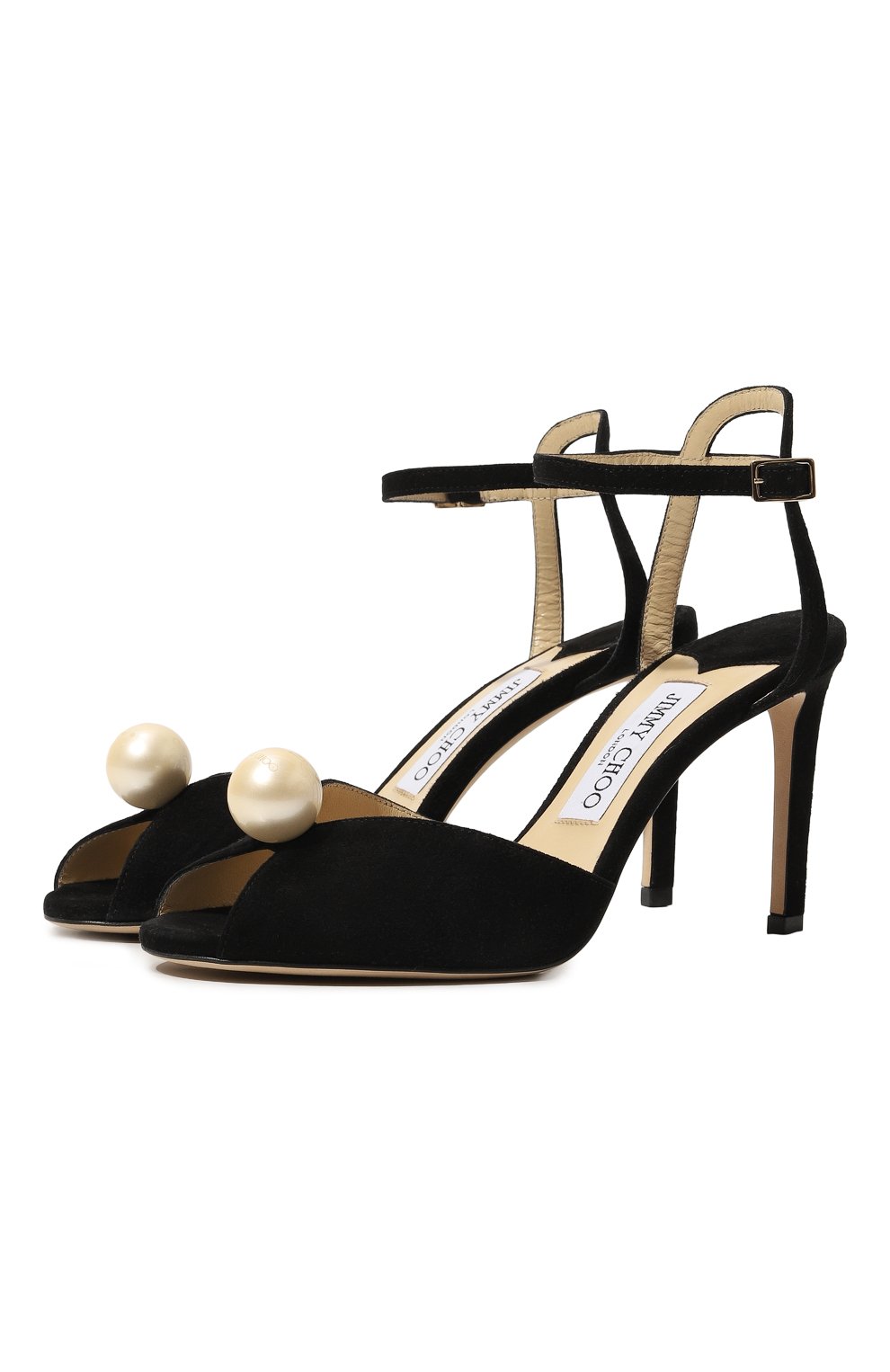 Замшевые босоножки sacora 85 JIMMY CHOO, ар�т. SAC0RA 85/A0B, фото 1