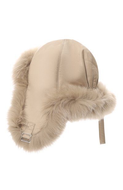 Пуховая шапка-ушанка YVES SALOMON ENFANT, арт. 23WEA017XXW02W, фото 2