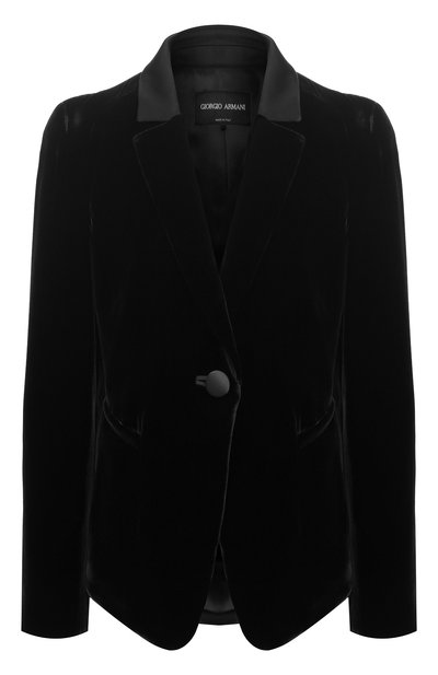 Женский жакет из хлопка и шелка GIORGIO ARMANI, арт. 0WHGG0HU/T01FD