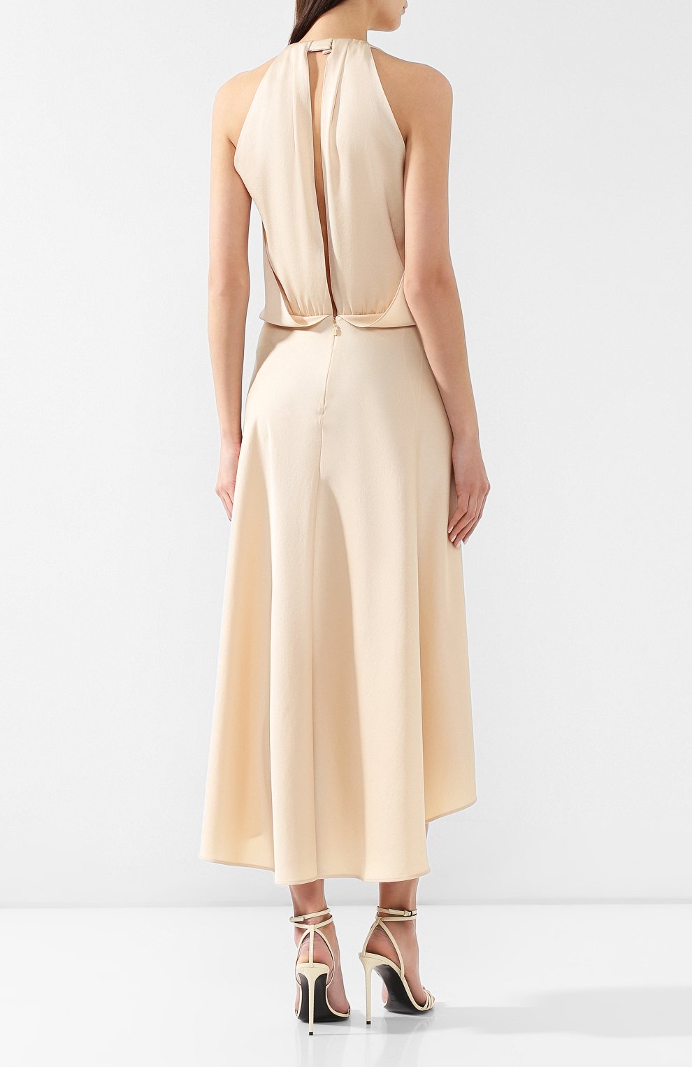 Платье-миди CHLOÉ бежевого цвета по цене 278500 руб., арт. CHC19SR010138, фото 4 Платье-миди CHLOÉ, арт. CHC19SR010138, фото 4