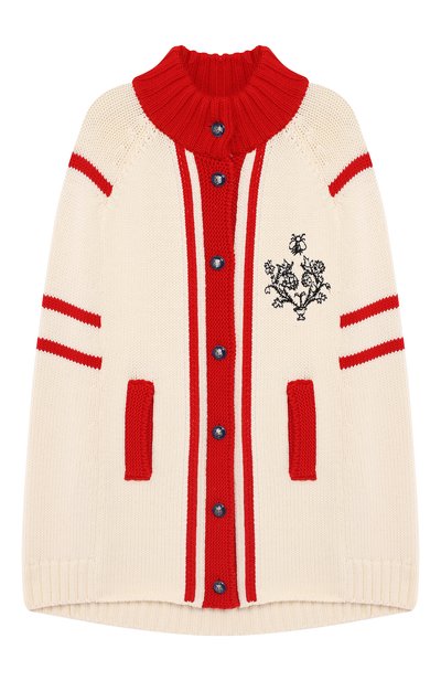 Шерстяное пончо на пуговицах GUCCI, арт. 541448/XKAEK, фот о 1