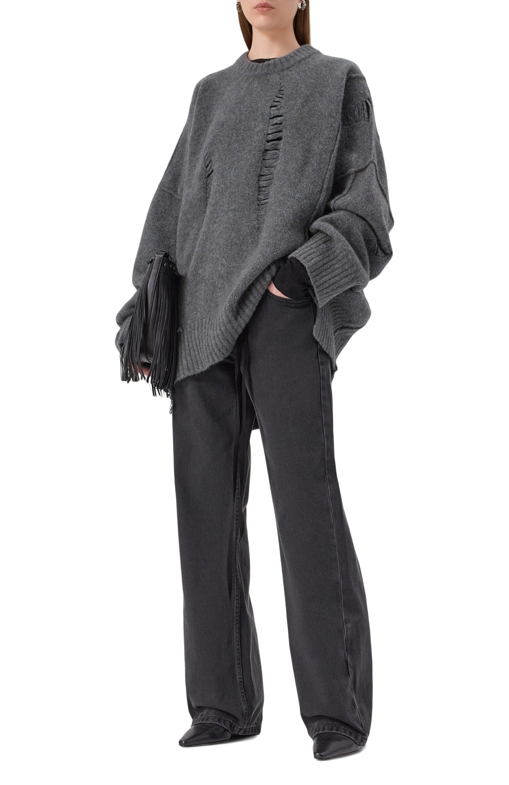 Шерстяной свитер ISABEL BENENATO, арт. UK04F25, фото 6