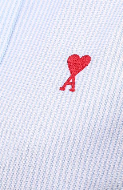 Хлопковая рубашка AMI, арт. H20FC050.401, фото 5