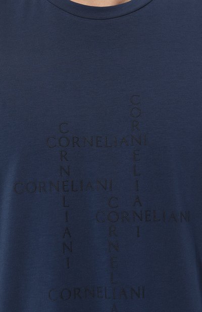 Хлопковая футболка CORNELIANI, арт. 93G582-9325026, фото 5