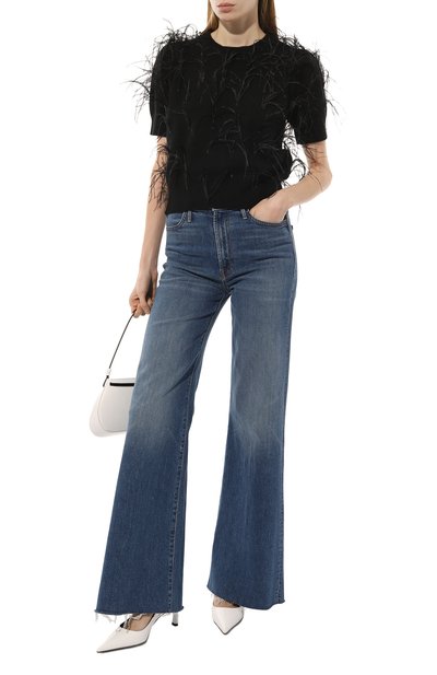 Пуловер из шерсти и кашемира P.A.R.O.S.H. черного цвета по цене 46850 руб., арт. LUCY-D540703P, фото 2 Пуловер из шерсти и кашемира P.A.R.O.S.H., арт. LUCY-D540703P, фото 2