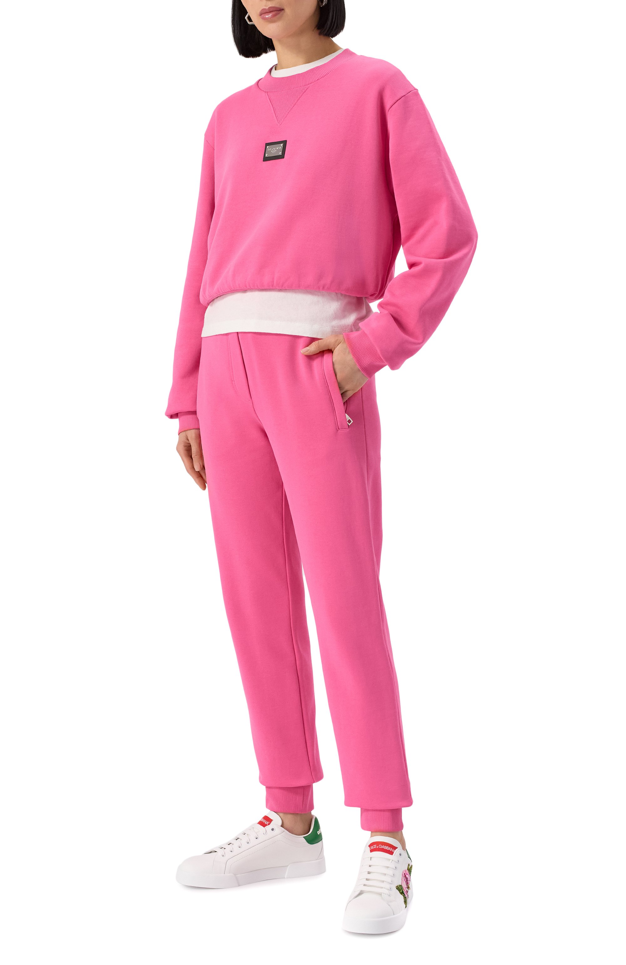 Кожаные кеды portofino light DOLCE & GABBANA, арт. CK2318/A6H61, фото 2