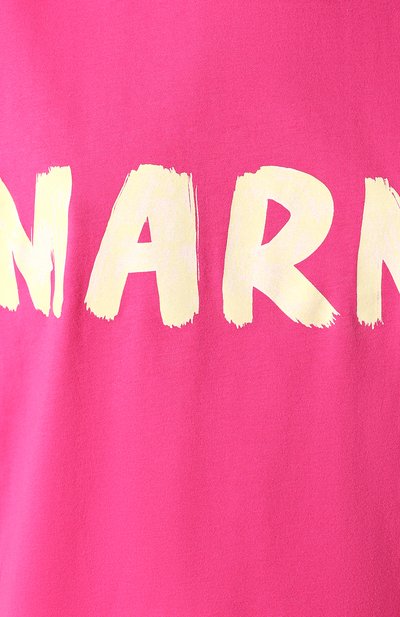 Хлопковая футболка MARNI, арт. THJET49EPC/SCQ65, фото 5