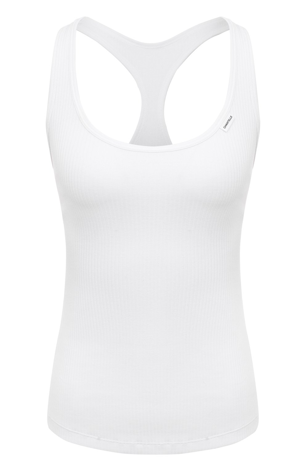 Хлопковая майка CHANTELLE белого цвета по цене 6870 руб., арт. C15P60, фото 1 Хлопковая майка CHANTELLE, арт. C15P60, фото 1