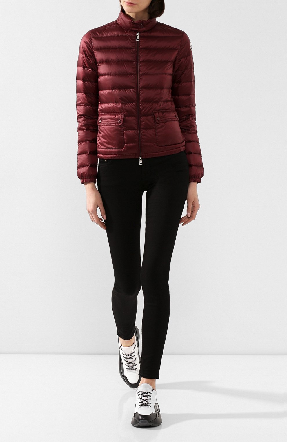 Пуховая куртка lans MONCLER бордового цвета по цене 69950 руб., арт. F1-093-1A101-00-53048, фото 2 Пуховая куртка lans MONCLER, арт. F1-093-1A101-00-53048, фото 2