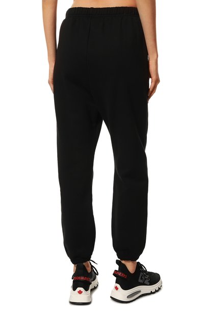 Хлопковые джоггеры DSQUARED2 черного цвета по цене 44000 руб., арт. S80KA0028/S25516, фото 4 Хлопковые джоггеры DSQUARED2, арт. S80KA0028/S25516, фото 4