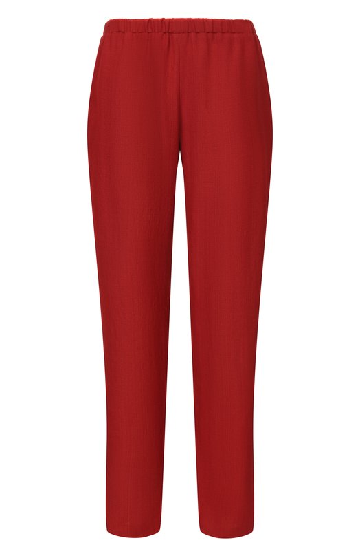 Брюки из вискозы и шерсти Loulou de Saison SC0T Красный SC0T