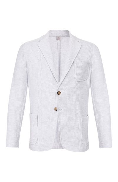 Хлопковый пиджак ELEVENTY PLATINUM сиреневого цвета по цене 58650 руб., арт. A76MAGA68 MAG0A065, фото 1 Хлопковый пиджак ELEVENTY PLATINUM, арт. A76MAGA68 MAG0A065, фото 1