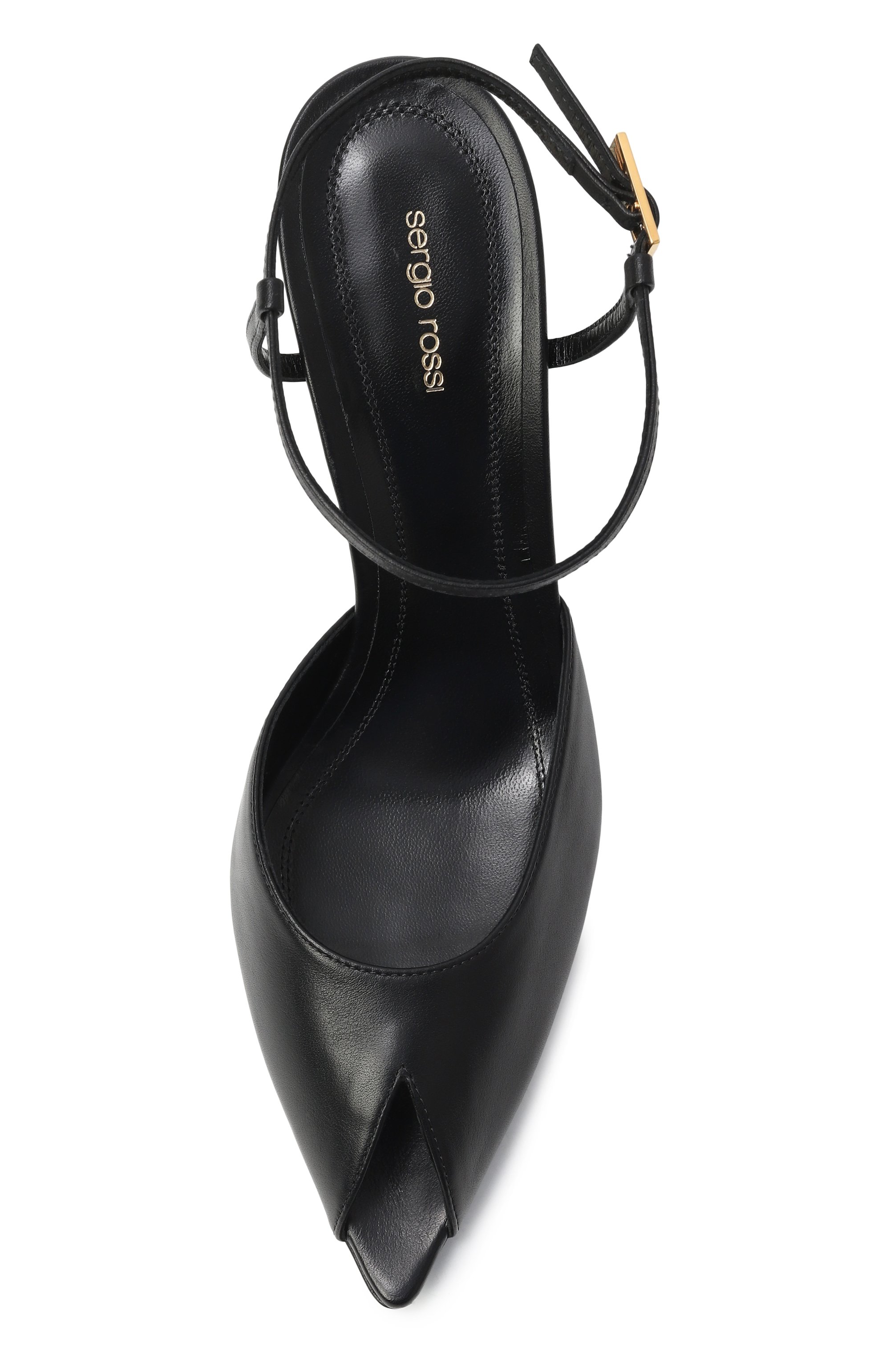 Кожаные босоножки beak 85 SERGIO ROSSI, арт. B13190/MMVN13, фото 6