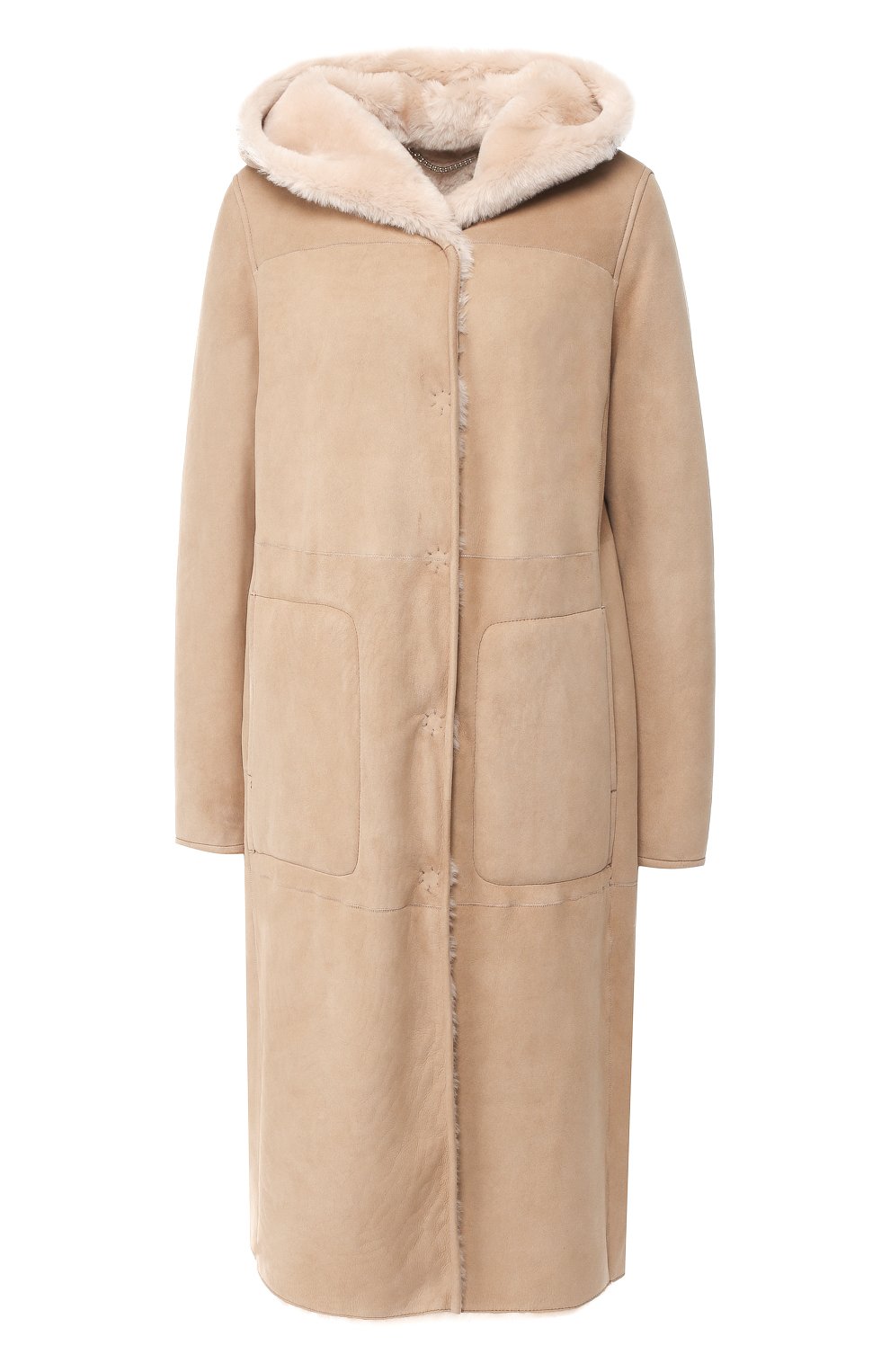 Дубленка из овины с капюшоном WINDSOR, арт. 52 DL819 10004222, фото 1