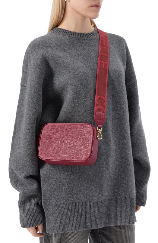 Сумка Tebe small Coccinelle E5MN555I101 Бордовый  E5MN555I101 Фото 2