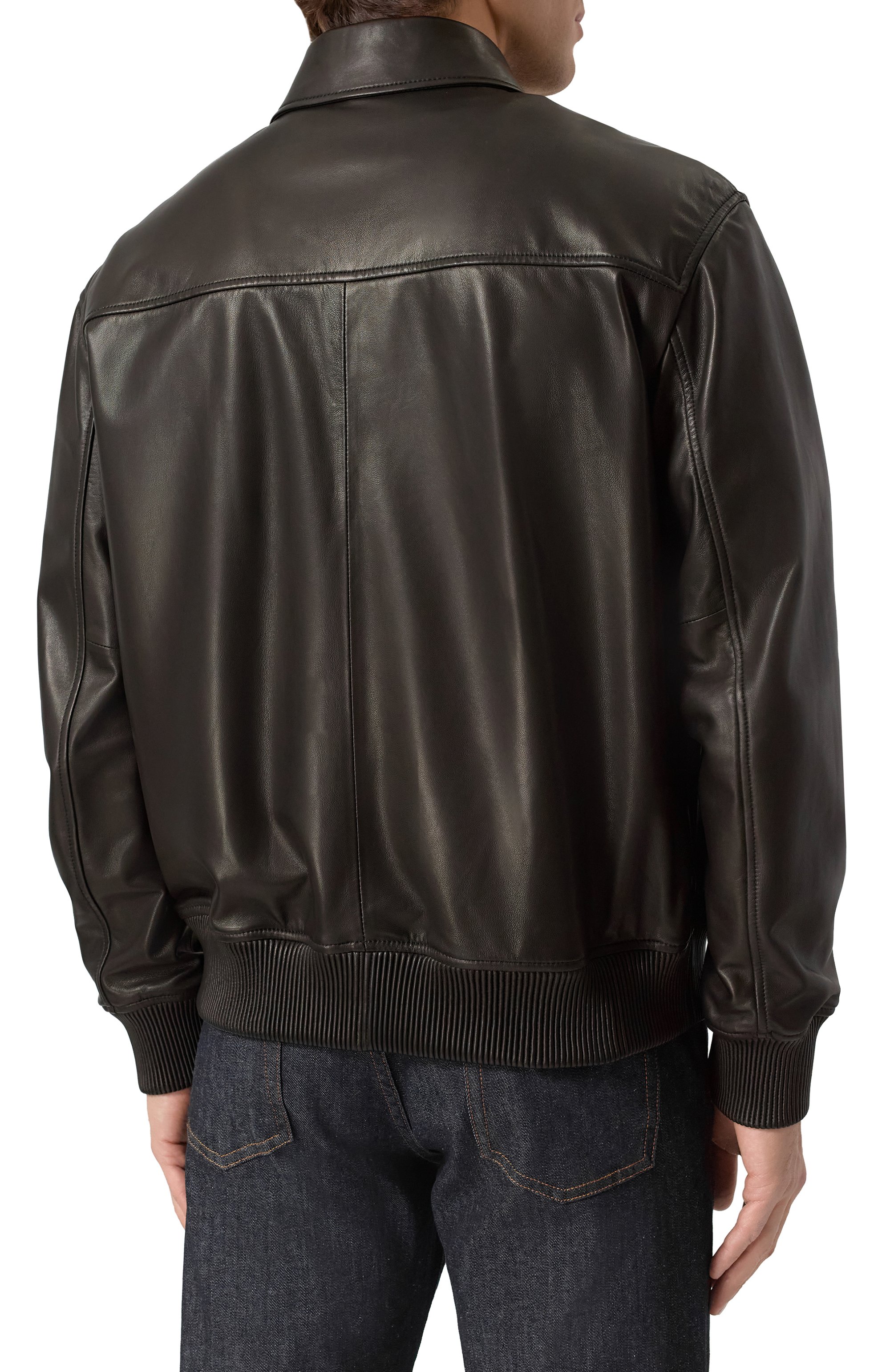 Кожаный бомбер MVST, арт. 54205/48-56, фото 4