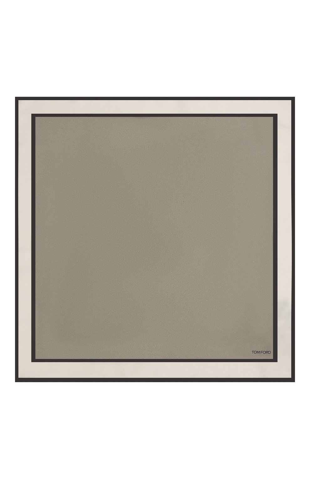 Шелковый платок TOM FORD серого цвета по цене 18150 руб., арт. 5TF90/TF312, фото 3 Шелковый платок TOM FORD, арт. 5TF90/TF312, фото 3