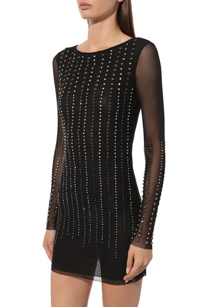 Платье с отделкой стразами PATRIZIA PEPE, арт. 8A1183_J134, фото 3