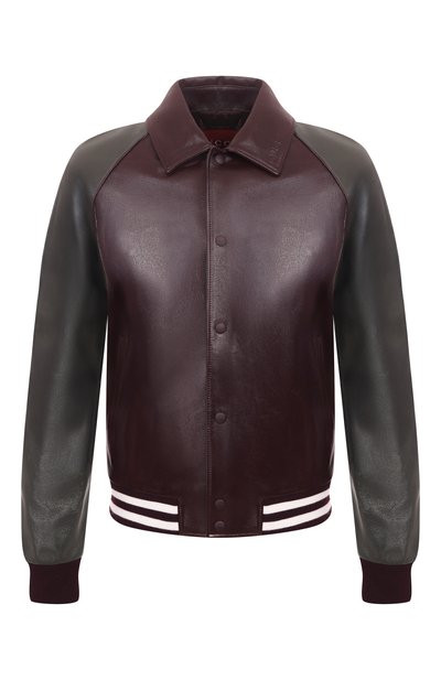 Мужской кожаный бомбер GUCCI, арт. 811298/XNA5E