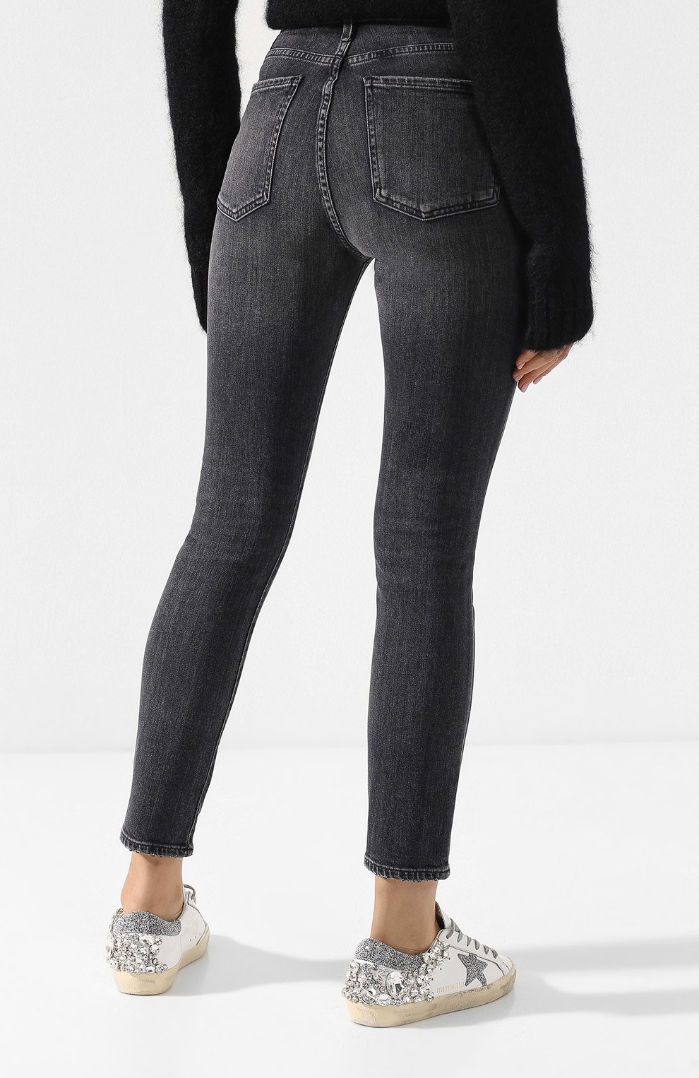 Джинсы прямого кроя с потертостями CITIZENS OF HUMANITY, арт. 1728-1056, фото 4