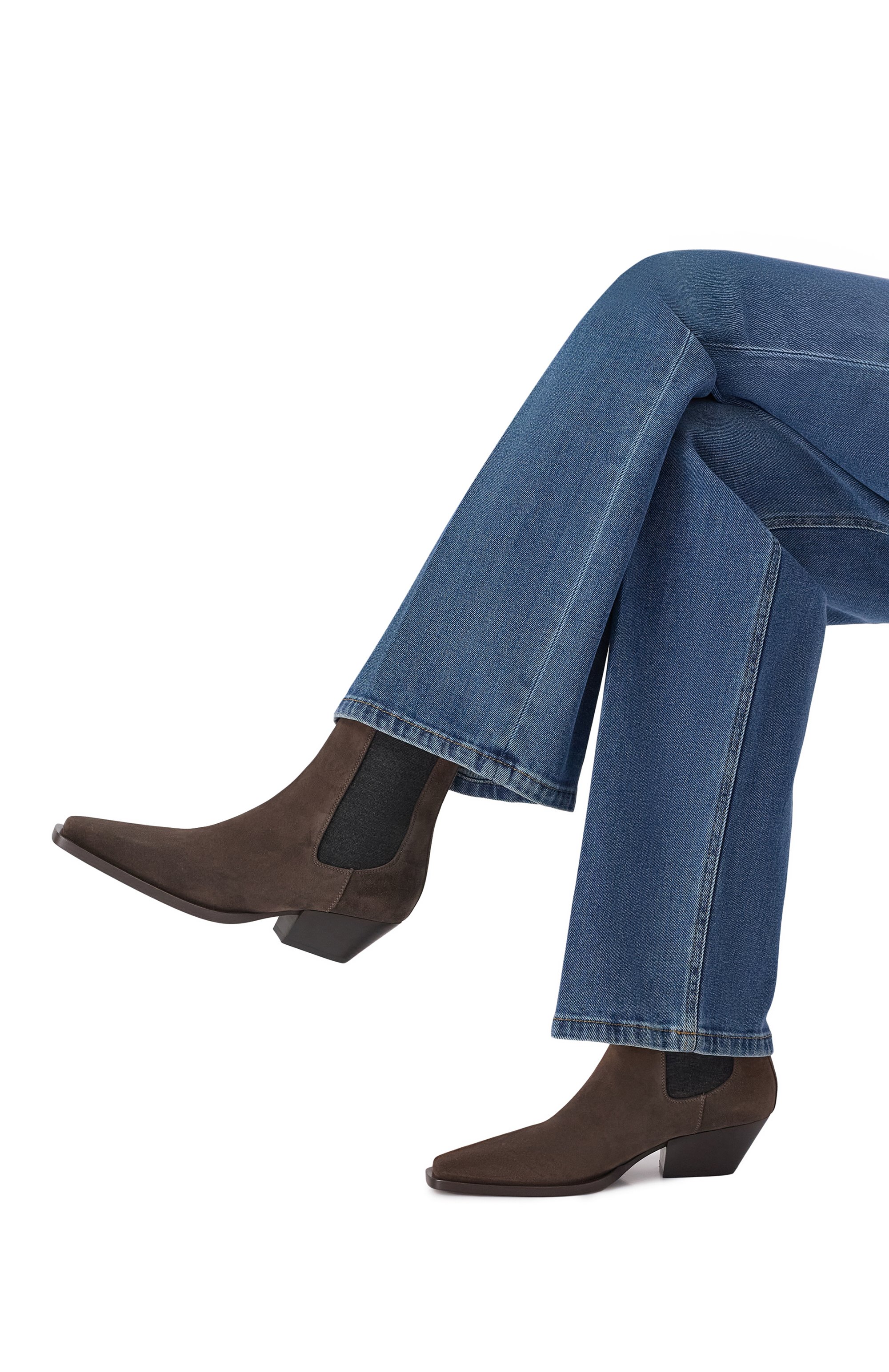 Замшевые ботильоны BRUNELLO CUCINELLI, арт. MZSFC3080P, фото 2