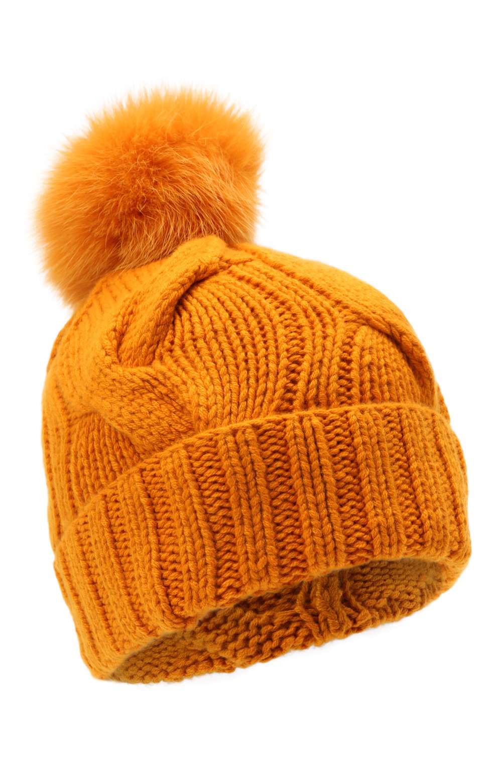 Кашемировая шапка courchevel LORO PIANA оранжевого цвета по цене 64350 руб., арт. FAI3621, фото 1 Кашемировая шапка courchevel LORO PIANA, арт. FAI3621, фото 1