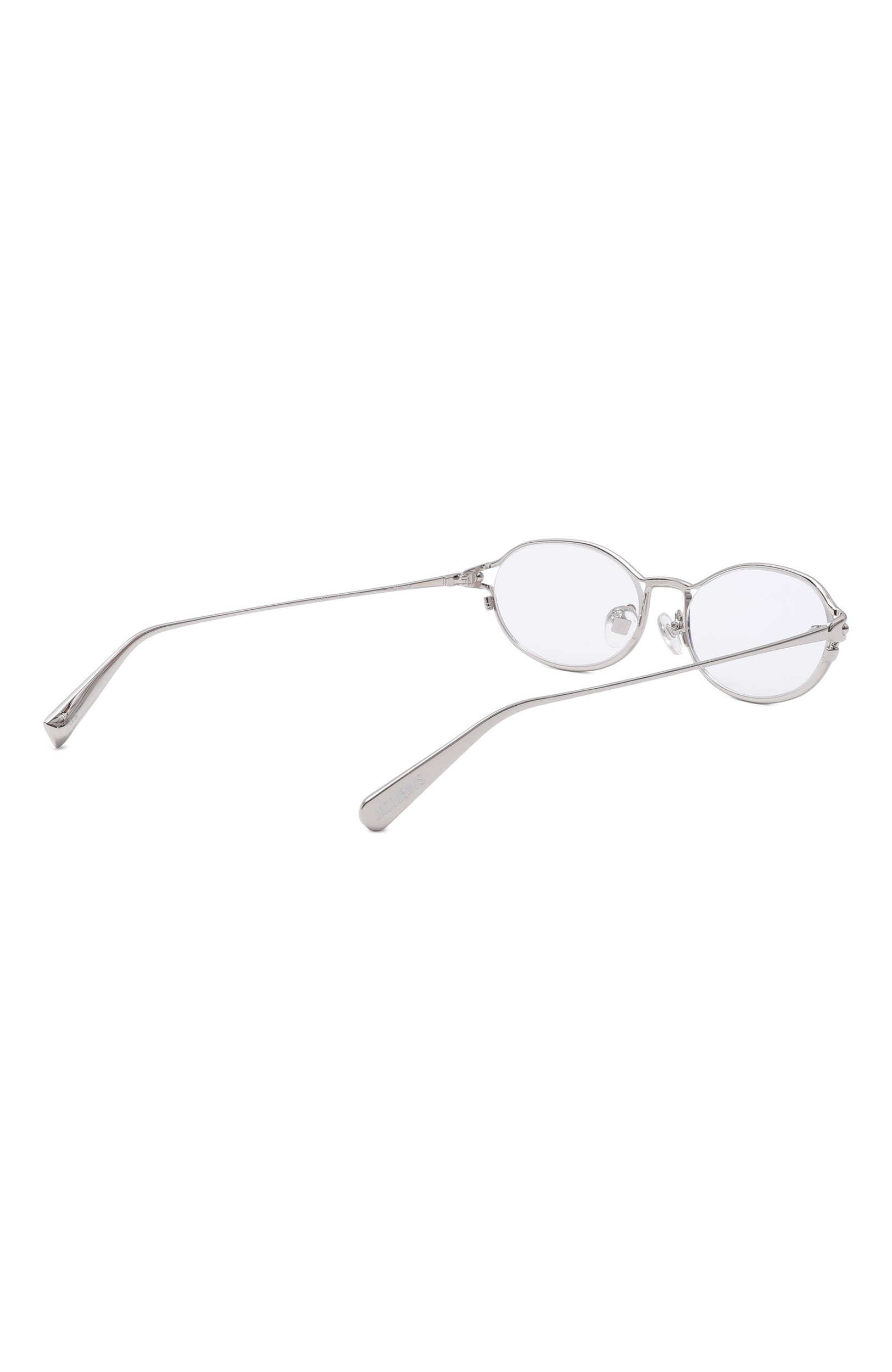 Оправа JACQUEMUS серебряного цвета по цене 39950 руб., арт. JAC172 C20PT, фото 3 Оправа JACQUEMUS, арт. JAC172 C20PT, фото 3