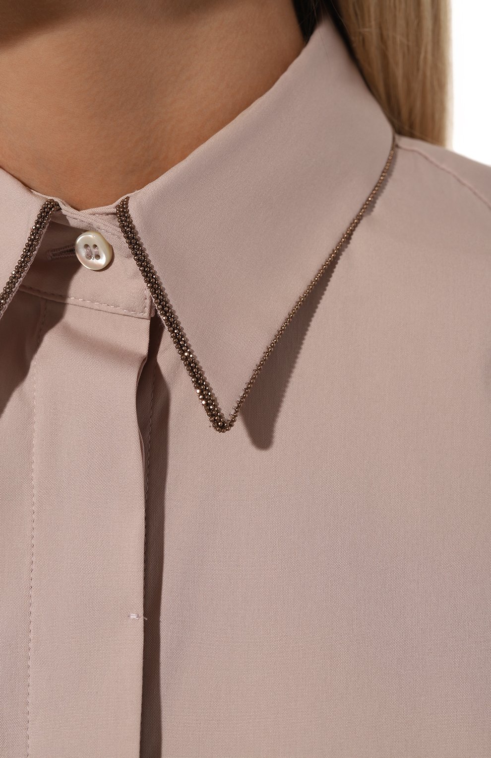 Хлопковая блузка BRUNELLO CUCINELLI, арт. M0091MA616, фото 5