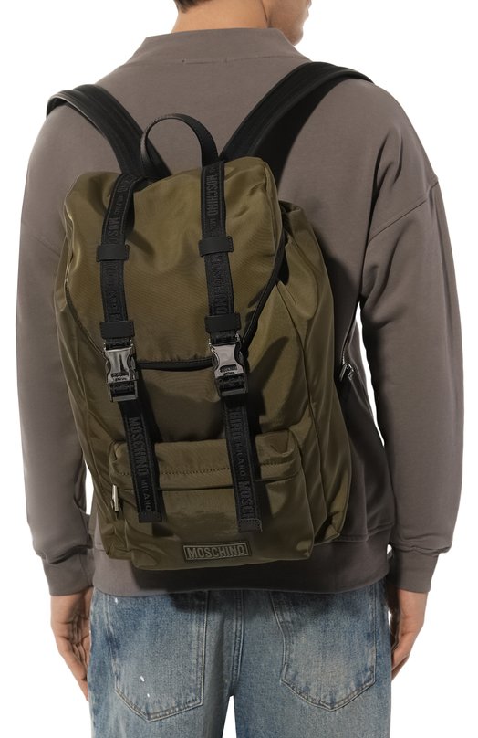 

Текстильный рюкзак Moschino, Хаки