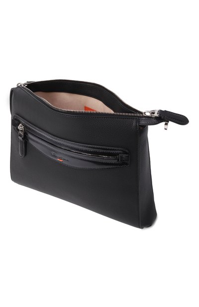 Кожаная папка для документов SANTONI черного цвета по цене 109000 руб., арт. UFPGA2872F0-ACSU, фото 3 Кожаная папка для документов SANTONI, арт. UFPGA2872F0-ACSU, фото 3