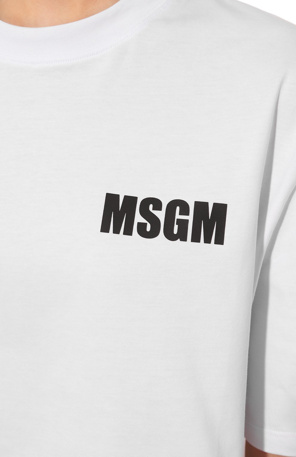 Хлопковая футболка MSGM, арт. 3441MDM105 237002, фото 5