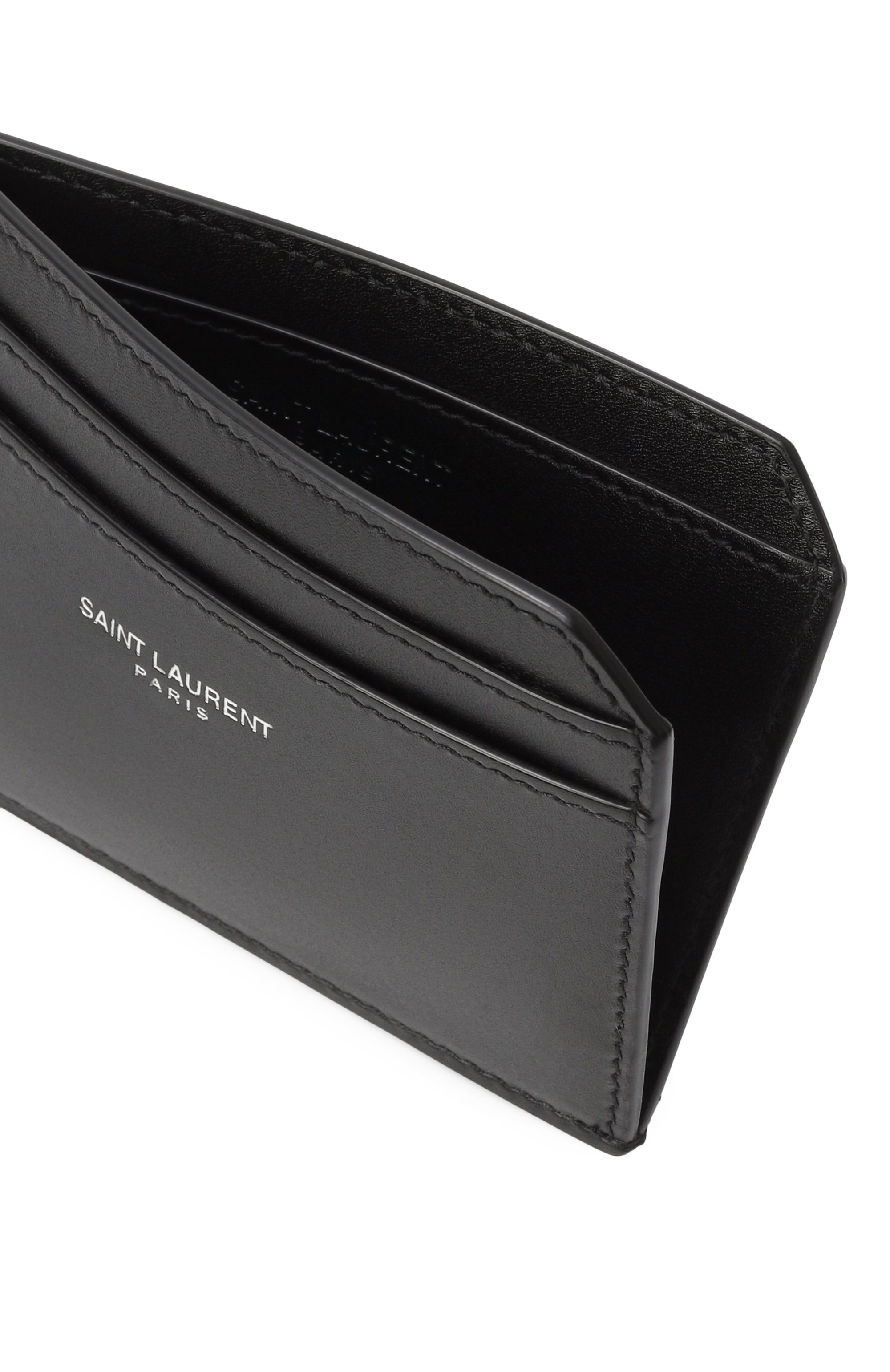 Кожаный футляр для кредитных карт SAINT LAURENT, арт. 752898/0U90N, фото 3