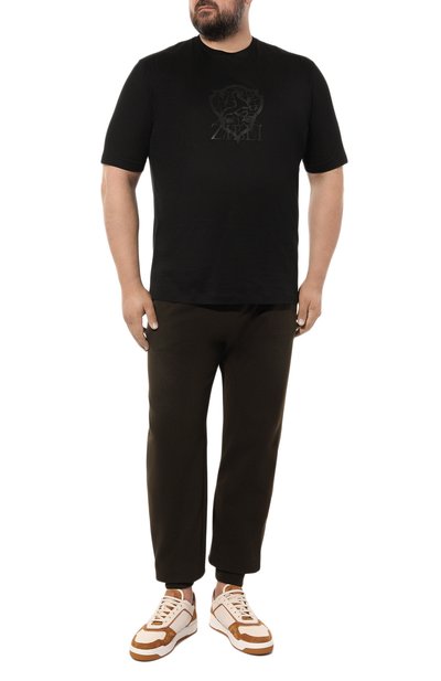 Хлопковые джоггеры MOORER, арт. N0RCIA PANTAL0NE-RAF, фото 2