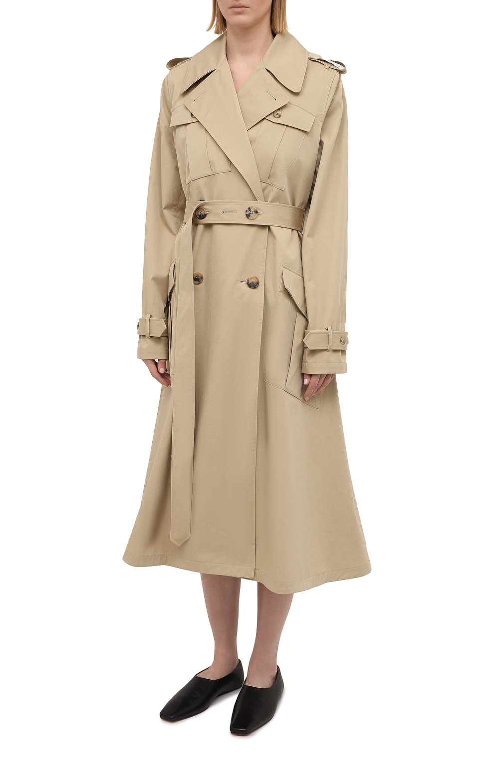 Хлопковый тренч JW ANDERSON, арт. C00128 PG0289, фото 3