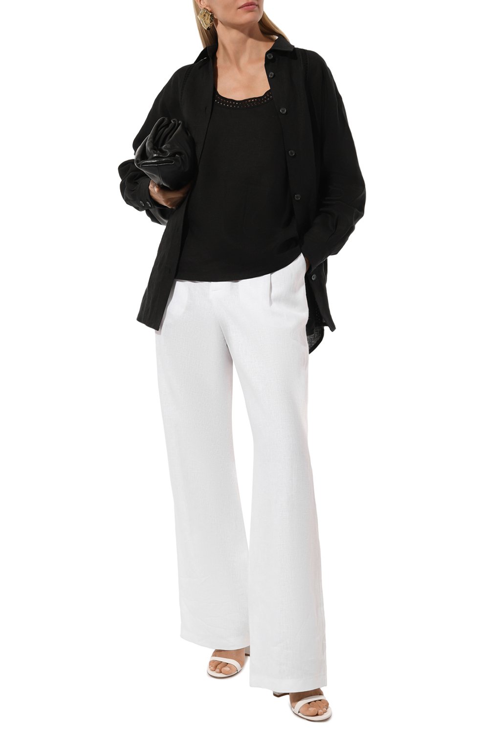 Льняной топ MVST, арт. TXBBL-Y102, фото 2