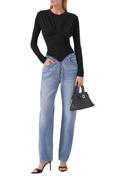 Джинсы zip v-waist ALEXANDER WANG, арт. 4DC2264984, фото 2