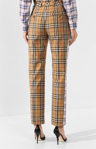 Хлопковые брюки BURBERRY бежевого цвета по цене 81750 руб., арт. 8016903, фото 4 Хлопковые брюки BURBERRY, арт. 8016903, фото 4