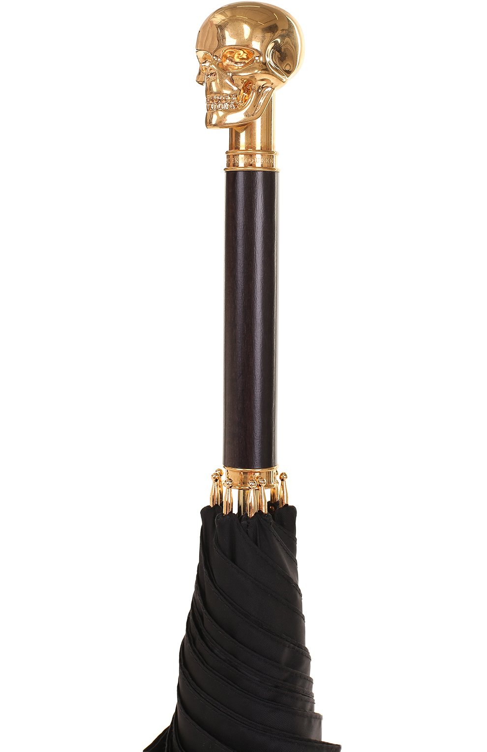 Зонт-трость с фигурной ручкой ALEXANDER MCQUEEN, арт. 378913/4A39Q, фото 4