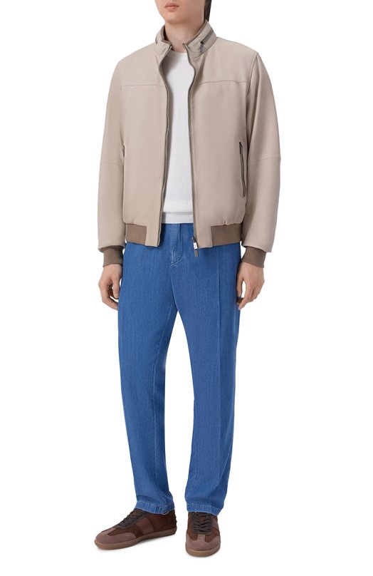 Замшевые кеды Tabs Tod’s XXM68C0JF50/V0U Коричневый  XXM68C0JF50/V0U Фото 2