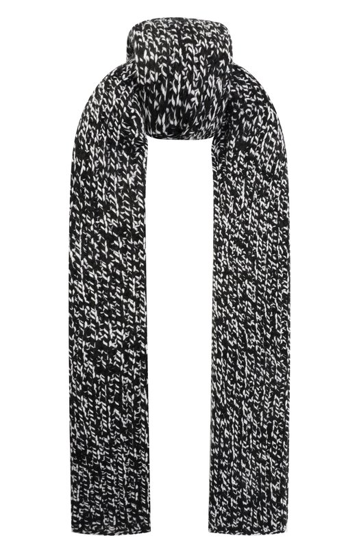 Кашемировый шарф Dolce & Gabbana GX29KT/JBW1B Чёрно-белый GX29KT/JBW1B
