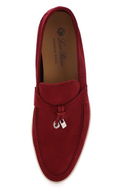 Замшевые лоферы summer charms walk LORO PIANA, арт. FAE5444, фото 5