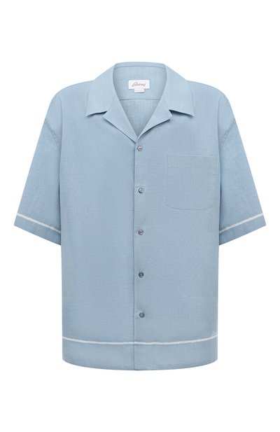 Рубашка изо льна и хлопка BRIONI, арт. SCEN0L/P1128, фото 1