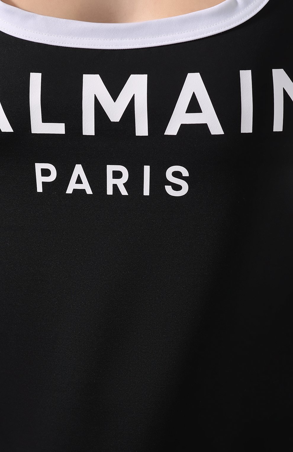 Майка BALMAIN черного цвета по цене 24050 руб., арт. BPD105000, фото 5 Майка BALMAIN, арт. BPD105000, фото 5