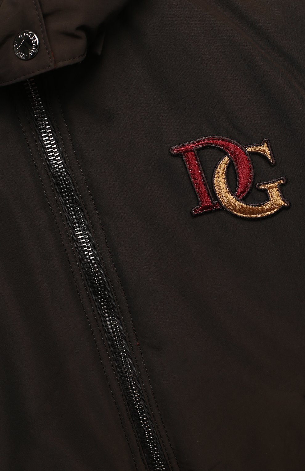 Пуховая куртка DOLCE & GABBANA коричневого цвета по цене 79500 руб., арт. L5JBC1/FUMZI, фото 3 Пуховая куртка DOLCE & GABBANA, арт. L5JBC1/FUMZI, фото 3