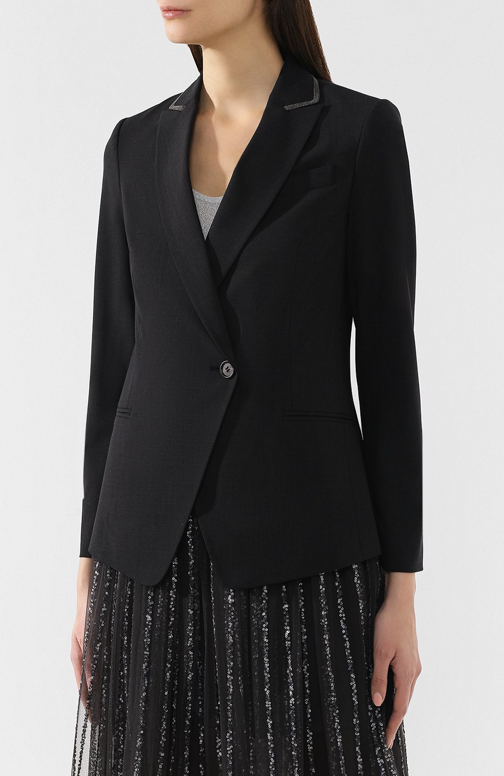 Шерстяной жакет BRUNELLO CUCINELLI, арт. M0W078001, фо то 3