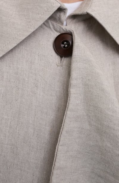 Льняной плащ LOW CLASSIC, арт. L0W21SS_CT03BE, фото 5