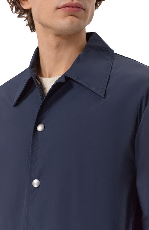 Куртка-рубашка Dries Van Noten 020575/3313 Синий  020575/3313 Фото 5