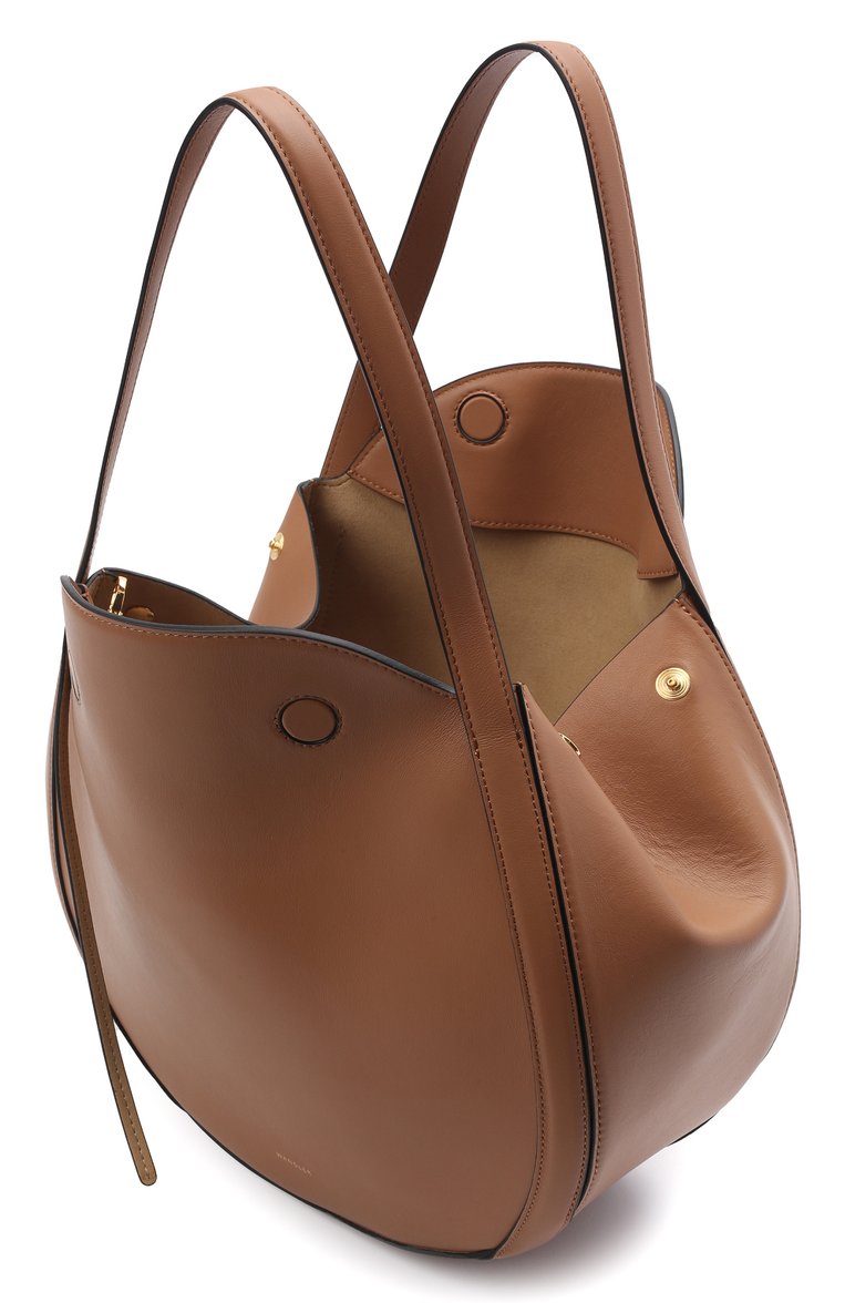 Женская сумка lin medium WANDLER коричневого цвета, арт. LIN BAG | Фото 4 (Сумки-технические: Сумки top-handle; Материал: Натуральная кожа; Размер: medium)