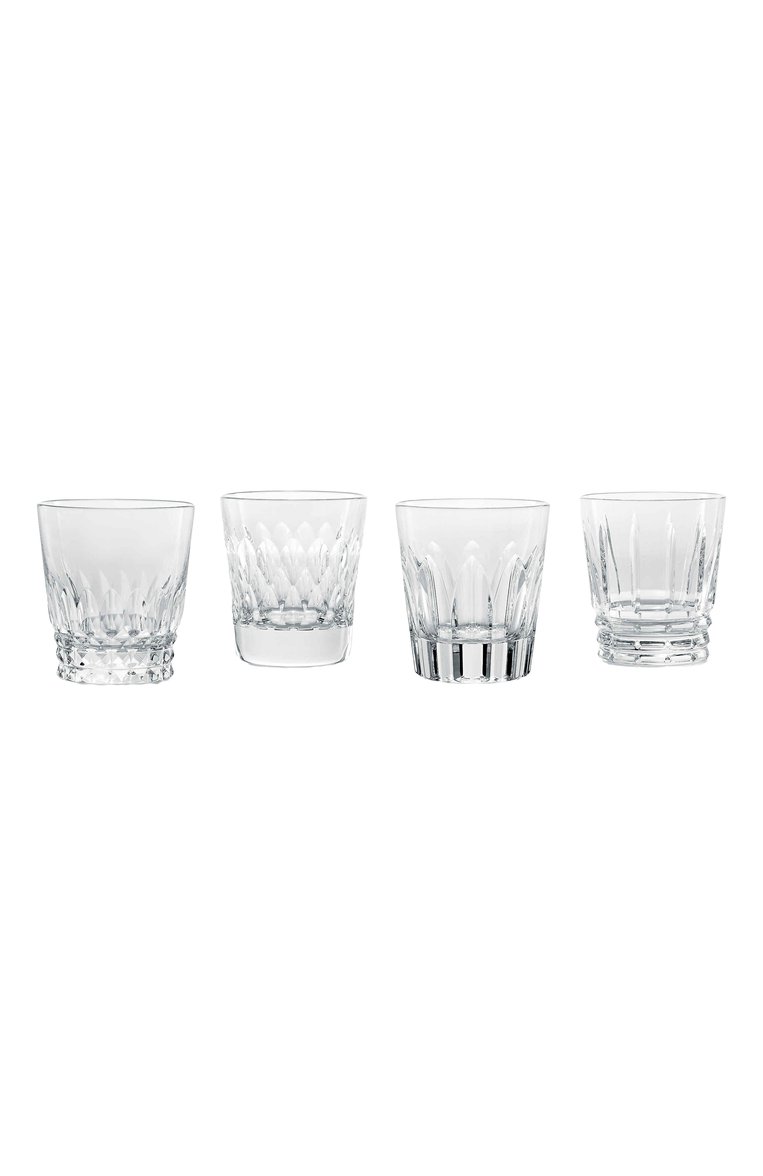 Набор из 4-х стаканов для виски vintage BACCARAT прозрачного цвета, арт. 2 816 782 | Фото 1 (Региональные ограничения белый список (Axapta Mercury): Не проставлено; Нос: Не проставлено; Коллекция: Vintage; Ограничения доставки: fragile-2)