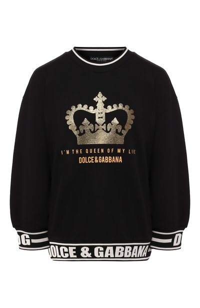 Женский хлопковый свитшот DOLCE & GABBANA, арт. F9A54T/G7TAR